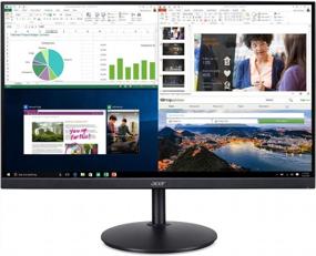 img 4 attached to Acer CB242Y Bir FreeSync Technology 23.8-Inch Monitor, 🖥️ 1920x1080 Resolution, 75Hz Refresh Rate, Frameless Design, HD Display