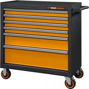 img 4 attached to GEARWRENCH 36" 6 Drawer GSX Series Rolling Tool Cabinet - 83243 | Heavy-Duty Storage Solution