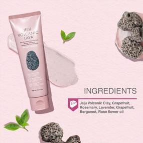 img 2 attached to Hydrating Cleanser For Excess Sebum, Impurities, And Ultrafine Dust Particles - The Face Shop Jeju Volcanic Lava Anti-Dust Pore-Cleansing Foam, 4.7 Fl Oz