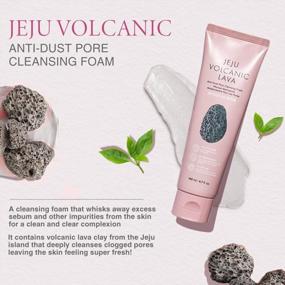 img 3 attached to Hydrating Cleanser For Excess Sebum, Impurities, And Ultrafine Dust Particles - The Face Shop Jeju Volcanic Lava Anti-Dust Pore-Cleansing Foam, 4.7 Fl Oz