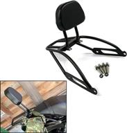 🏍️ copart motorcycle detachable passenger backrest sissy bar with luggage rack for harley street 750 500 xg750 xg500 - replacement and compatibility guide логотип