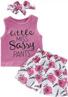 adorable flower-themed summer apparel set for your baby girl by hipea logo
