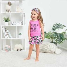 img 3 attached to Adorable Flower-Themed Summer Apparel Set For Your Baby Girl By Hipea