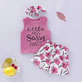 img 2 attached to Adorable Flower-Themed Summer Apparel Set For Your Baby Girl By Hipea