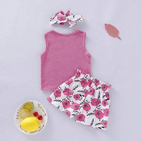 img 1 attached to Adorable Flower-Themed Summer Apparel Set For Your Baby Girl By Hipea