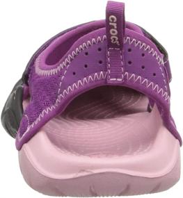 img 2 attached to 👟 Crocs Kids' Swiftwater Sandal GS" - "Crocs Kids' Swiftwater Sandal for Boys and Girls