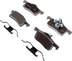 img 1 attached to ACDelco Silver Ceramic Rear Disc Brake Pad Set - Model 14D935CH