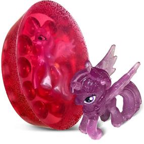 img 4 attached to Fun Gift Set For Kids: Massage Soap Bar With Pony Toys Hidden Inside