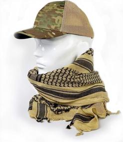 img 1 attached to 🦅 BLACKHAWK Shemaugh Coyote Tan Black: Versatile Tactical Headwear for Enhanced Camouflage and Protection