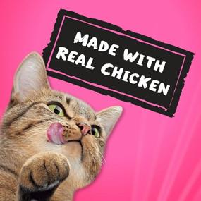 img 1 attached to Purina Friskies USA Made Cat Treats Party Mix Chicken & Waffle Flavors 6 Oz. Pouches - Pack Of 6