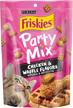 purina friskies usa made cat treats party mix chicken & waffle flavors 6 oz. pouches - pack of 6 logo
