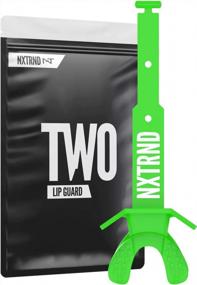 img 4 attached to Зеленый Nxtrnd двух-подставка для футбольного зуба с пристегивающимся ремнем - совместимая со страховками и идеальная для молодых футболистов