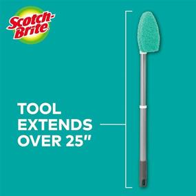 img 1 attached to 🛁 Effortlessly Clean Your Bathroom with Scotch-Brite Extendable Tub & Tile Scrubber Kit