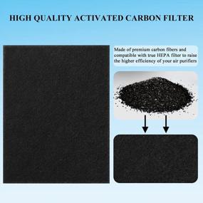 img 3 attached to Pack Of 6 HRF-A200 Pre-Cut Activated Carbon Pre-Filters For Honeywell HPA200 Air Purifier - Effective Replacement For Honeywell Prefilter A, Enhancing Filter Performance And Air Quality Improvement