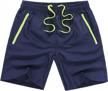 quick-dry men's swim trunks with zippered pockets and breathable mesh lining by madhero logo
