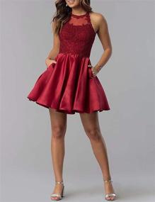 img 2 attached to Stunning Sleeveless Applique Homecoming Dresses for NaXY Juniors - Women's Clothing Collection