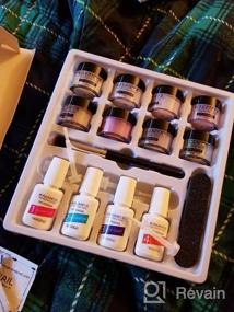 img 5 attached to Dip Powder Nail Kit: 8 Versatile Colors With All Essentials For Easy DIY French Nail Art At Home - No UV Lamp Needed!