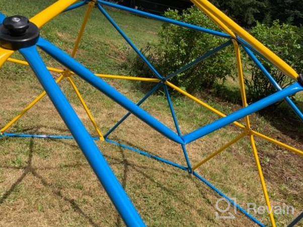 img 1 attached to Zupapa Dome Climber, 6FT Jungle Gym, Outdoor & Indoor Climbing Dome With 750LBS Weight Capability, Suitable For 1-6 Kids Climbing Frame review by Homer Reed