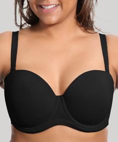 img 1 attached to DELIMIRA Women'S Underwire Contour Multiway Full Coverage Strapless Bra Plus Size For SEO