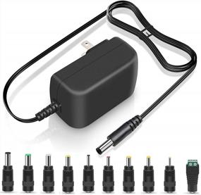 img 4 attached to UL Listed 15V 30W Power Supply With Universal Cord And 10 Multi Jack Adaptors - Regulated AC/DC Adapter For Charging Devices At 2A, 1.5A, Or 1.3A Via 15V Charger Transformer Plug