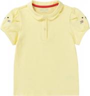 soft and stylish unacoo toddler polo shirt with picot collar for baby girls and boys (ages 2-8) логотип