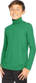 img 4 attached to Stretch Comfort Sleeve Turtleneck XX Large Boys' Clothing ~ Underwear