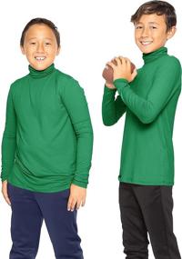 img 3 attached to Stretch Comfort Sleeve Turtleneck XX Large Boys' Clothing ~ Underwear