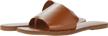 stylish and comfortable: madewell women's boardwalk post slide sandals logo