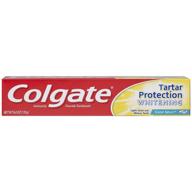 whitening toothpaste with colgate tartar protection logo