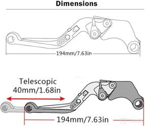 img 1 attached to Motorcycle Handlebar Adjustable 2014 2017 Titanium