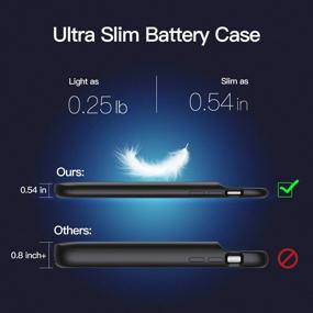 img 2 attached to 4100MAh Battery Case For IPhone X/Xs/10 - Ultra Slim, Portable & Protective Charging Solution!