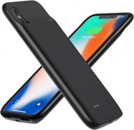 4100mah battery case for iphone x/xs/10 - ultra slim, portable & protective charging solution! логотип