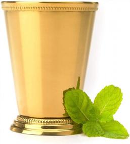 img 2 attached to 12 Oz Gold Barfly Julep Cup - Perfect For Your Next Cocktail!