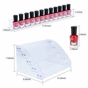 img 3 attached to 5-Layer Acrylic Nail Polish Organizer - Holds Up To 60 Bottles Of Essential Oils & Jewelry Makeup!