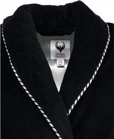 img 2 attached to Ascentix Men'S Velour Smoking Jacket With Satin Lining