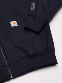 img 2 attached to 👕 Превосходная производительность: Кофта с манжетами Carhartt Defender Heavyweight с высоким воротником для активной мужской одежды.