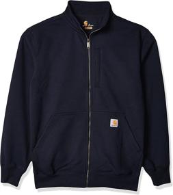 img 4 attached to 👕 Превосходная производительность: Кофта с манжетами Carhartt Defender Heavyweight с высоким воротником для активной мужской одежды.