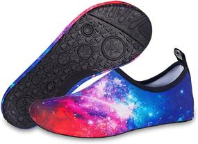 img 1 attached to 👣 Barefoot Outdoor Boys' Shoes - NING MENG Little Blue Moon