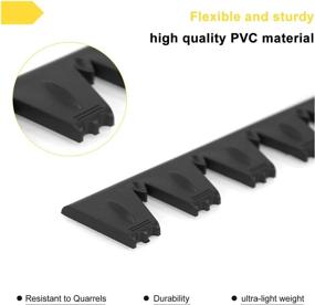 img 1 attached to Sporacingrts Bumper Scrape Guard - Anti-Skid Bumper Protector Kit for Cars and SUVs, DIY Chassis Protection (Black)