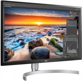 img 1 attached to LG 27UL850-W Display: Enhanced DisplayHDR 🖥️ Connectivity & 4K Resolution, Adjustable - 27UL850-W