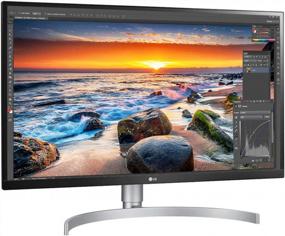 img 2 attached to LG 27UL850-W Display: Enhanced DisplayHDR 🖥️ Connectivity & 4K Resolution, Adjustable - 27UL850-W