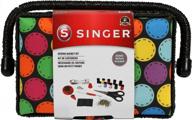 🧵 polka dot small sewing basket: singer 07272 for organized sewing with essential kit accessories logo