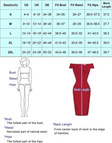 img 2 attached to Belle Poque Women Bodycon BP387 3 Women's Clothing : Dresses