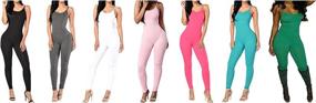 img 1 attached to Xuan2Xuan3 Bodysuit Spaghetti Jumpsuits Playsuit Women's Clothing ~ Jumpsuits, Rompers & Overalls