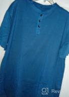 img 1 attached to APTRO Men'S Fashion Short Sleeve Casual Shirt Cotton Henley Summer T-Shirt review by Jamal Sandridge