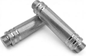 img 1 attached to Upgrade Your Workout With Knurled Steel Handles For Northdeer Adjustable Dumbbells