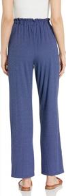 img 1 attached to A. Byer Women'S Junior'S Wide Leg Elastic Waist Comfy Pants - Perfect Fit & Comfort!