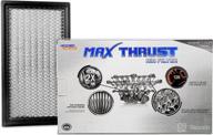 🚀 spearhead mt-242: max thrust performance engine air filter | boost power & acceleration for all mileage vehicles логотип