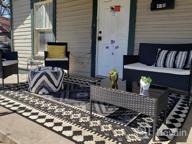 img 1 attached to 4-Piece Outdoor Rattan Conversation Set - Perfect For Patio, Pool Or Backyard! review by Andy Cornelison