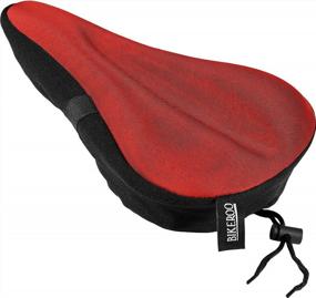img 4 attached to Gel Bike Seat Cover Cushion By Bikeroo - Padded Comfort For Men & Women On Stationary Exercise, Mountain And Road Bicycle Seats Compatible With Peloton Adjustable.